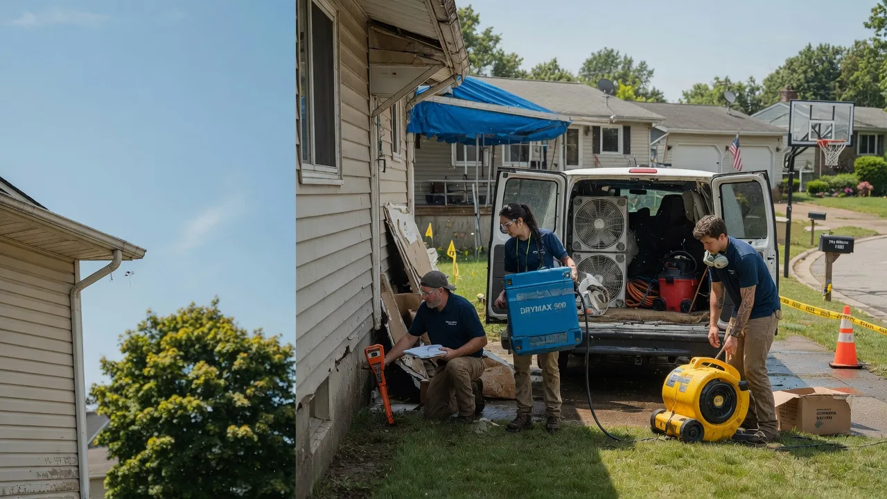 Ceiling Leak Cleanup in Poplar, WI near me